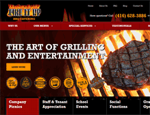 Tablet Screenshot of fireitupbbq.com